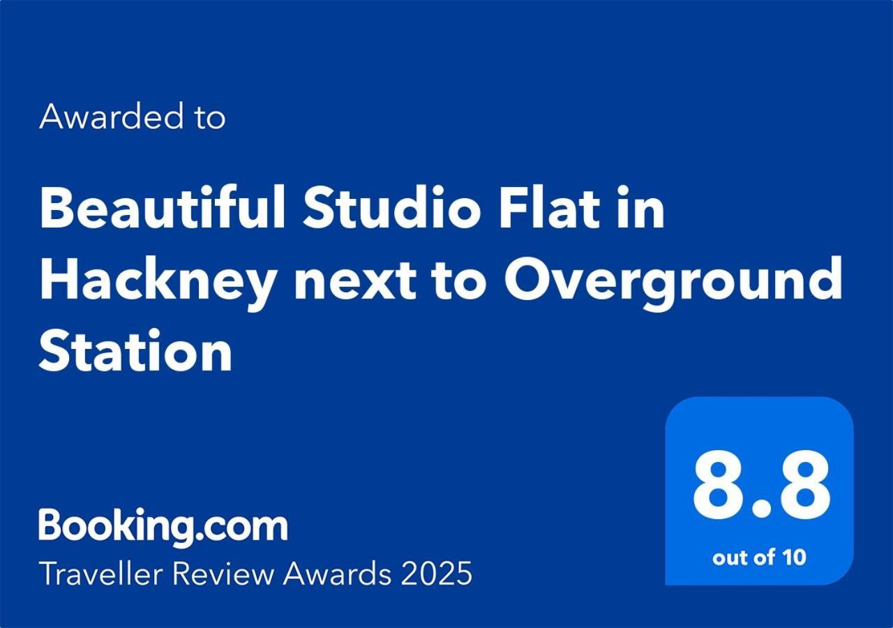 Beautiful Studio Flat In Hackney Next To Overground Station ロンドン エクステリア 写真
